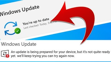 Fix "An Update Is Being Prepared For Your Device, But it