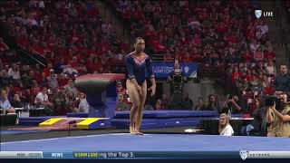 Margzetta Frazier 2019 Floor at Pac-12 Championships 9.825