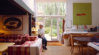 Inside The ArtFilled Home/Studio This Textile Designer Has Rented For 48 years