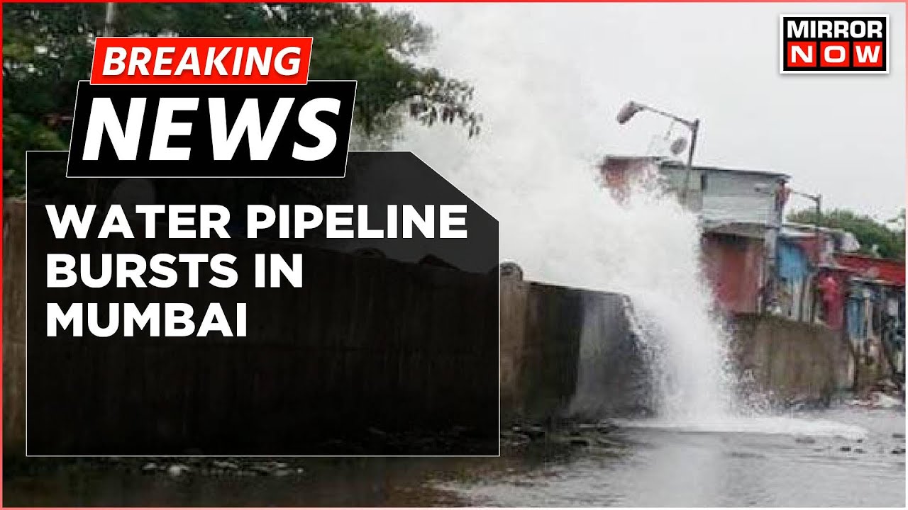 Breaking News  Pipe Burst In Mumbais Dahisar Leaves Locals High  Dry Puncture Cause Waterlogging