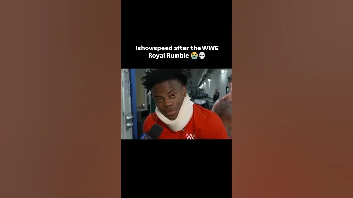 ishowspeed after the WWE royal rumble #ishowspeed #wwe #wweroyalrumble2025 #shorts #trending #viral