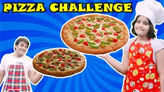 PIZZA CHALLENGE | Home made pizza recipe | Pizza making in hindi