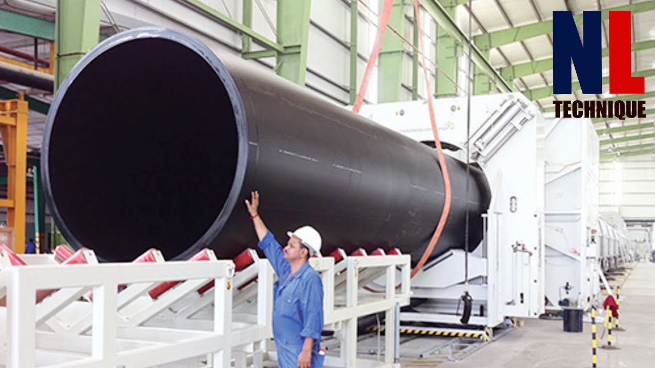 Inside World's Largest Iron Pipeline Manufacturing Process With Modern Machines And Skillful Wo