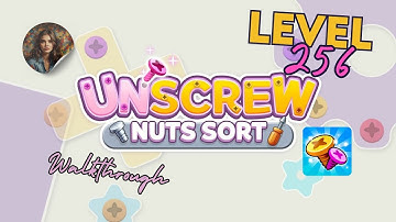 Unscrew Nuts Sort: Pin Puzzle Level 256