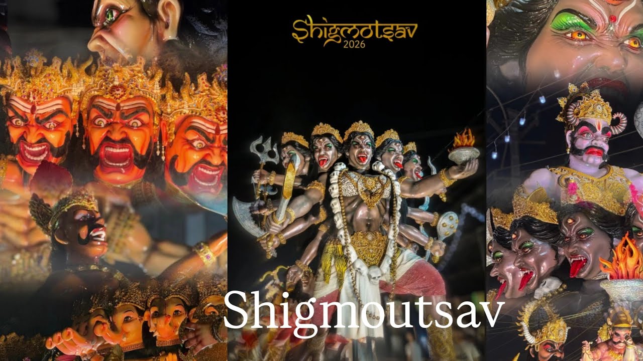 Shigmoutsav chitrarath 2026 Ponda 🚩 New Era 🔥 #festival #ogohogoh #ravan 