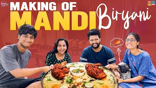 Making of Mandi Biryani || Mr & Mrs Lasya Manjunath || LasyaManjunath New Video