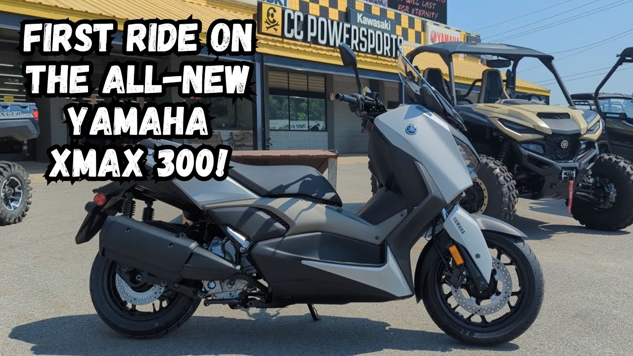 I Ride the ALL-NEW XMAX 300! - YouTube