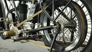 Rudge Multi TT 500cc 1920 1 cyl ioe - vintage motorcycle - start up