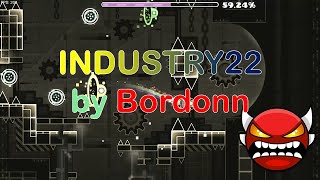 Geometry Dash Insane Demon-INDUSTRY22 by Bordonn