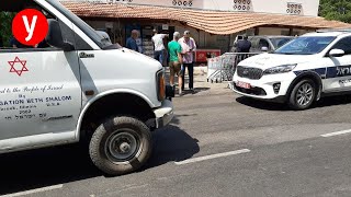 רכב פגע בשני הולכי רגל בכפר שמריהו רכב פגע בשני הולכי רגל בכפר שמריהו