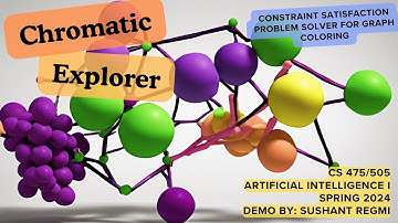 Chromatic Explorer: Graph Coloring a Constraint Satisfaction Problem Solver
