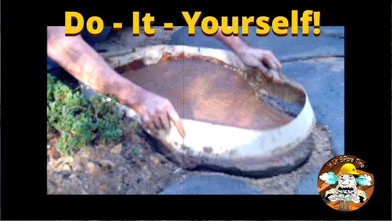 Patio Stones Using a Concrete Shaping Form. - YouTube