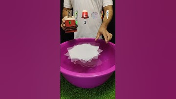 Can You Guess How Many Tissue Will Float? #shorts #ytshort #experiment #scienceandfun #asmr #water