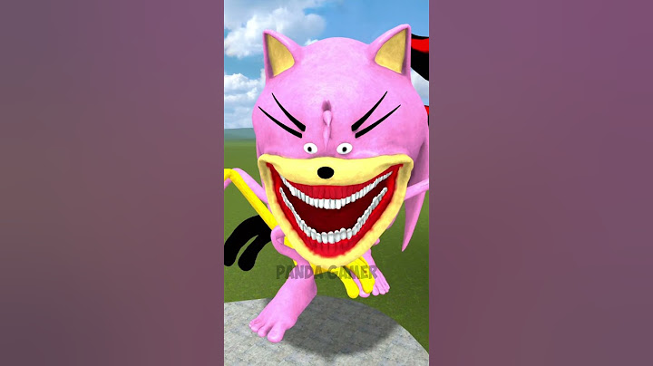 ALL SIZE FULL SHIN SONIC TAPES FAMILY FROM SMALL TO BIG in Garry's Mod !