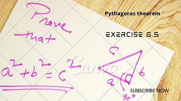 NCERT MATHS CLASS 10 CHAPTER 6 EXERCISE 6.5 PYTHAGORAS THEOREM WITH EXAMPLES & EXERCISE