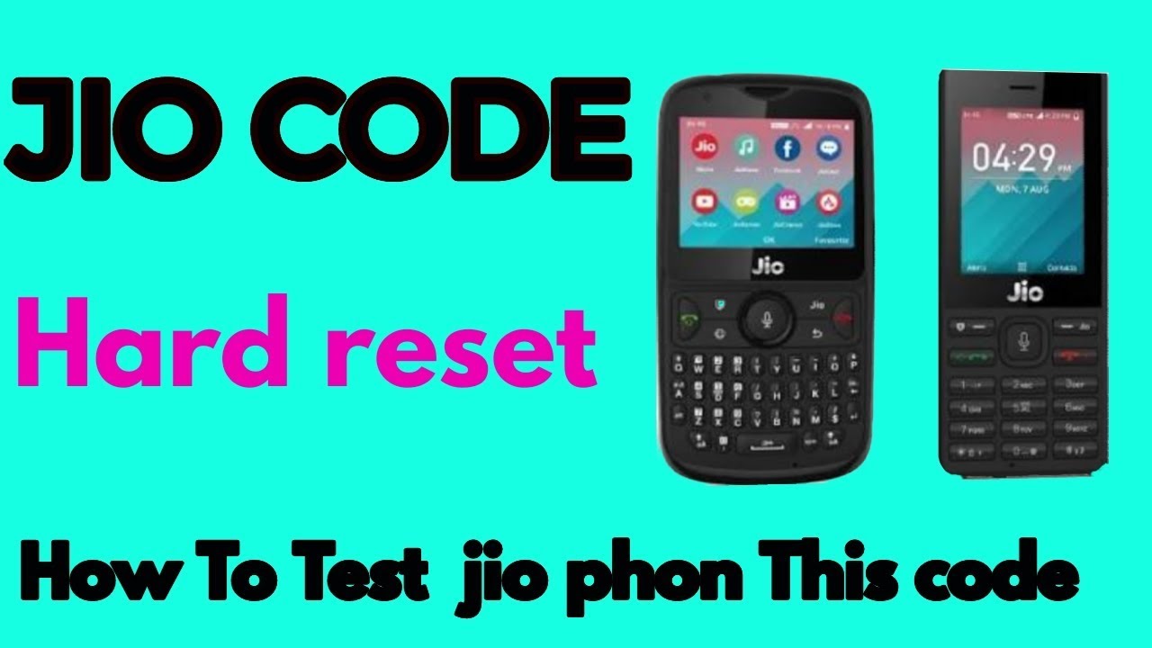 jio phone self test code,jio phone testing code - YouTube