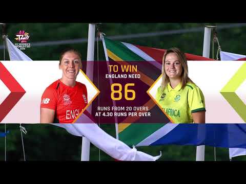 England v South Africa Women's World T20 2018 highlights