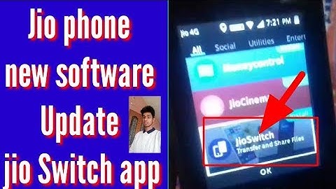 JIO PHONE new Update! JIO PHONE ME AAYA JIO Switch app,how to use jio switch app ,hindi