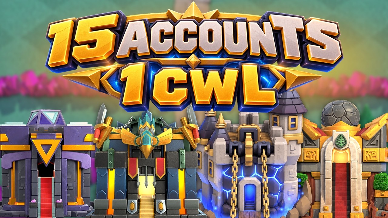 15 Accounts, 1 Solo CWL!