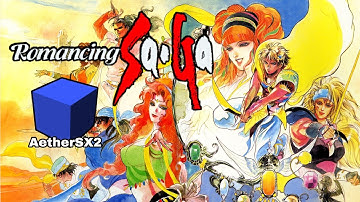 Romancing SaGa Gameplay and Settings AetherSX2 Emulator | Poco X3 Pro