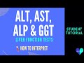 ALT, AST, ALP & GGT (Liver Function Tests) - How to Interpret