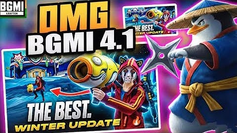 WHY PAWNIN NOT WORKING IN BGMI 4.1 UPDATE?NEW UPDATE🔥😎🦝#bgmi#update#new#2025#viral#winter#video