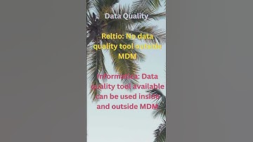 Difference between Reltio MDM and Informatica SaaS MDM #reltio #informaticamdm #masterdatamanagement