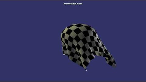 Opengl Cloth simulation