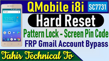 QMobile i8i Hard Reset, QMobile i8i FRP Bypass, Unlock Pattern Lock, Remove Pin Code Format With CM2