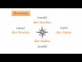German Level 2: Lesson 9 - How to ask for and understand directions