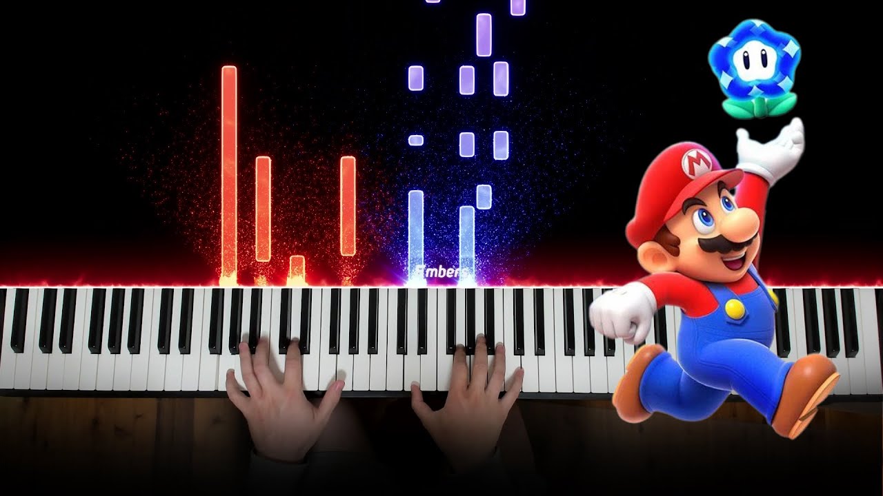 Super Mario Bros. Wonder - Overworld Theme (Piano Cover) - YouTube