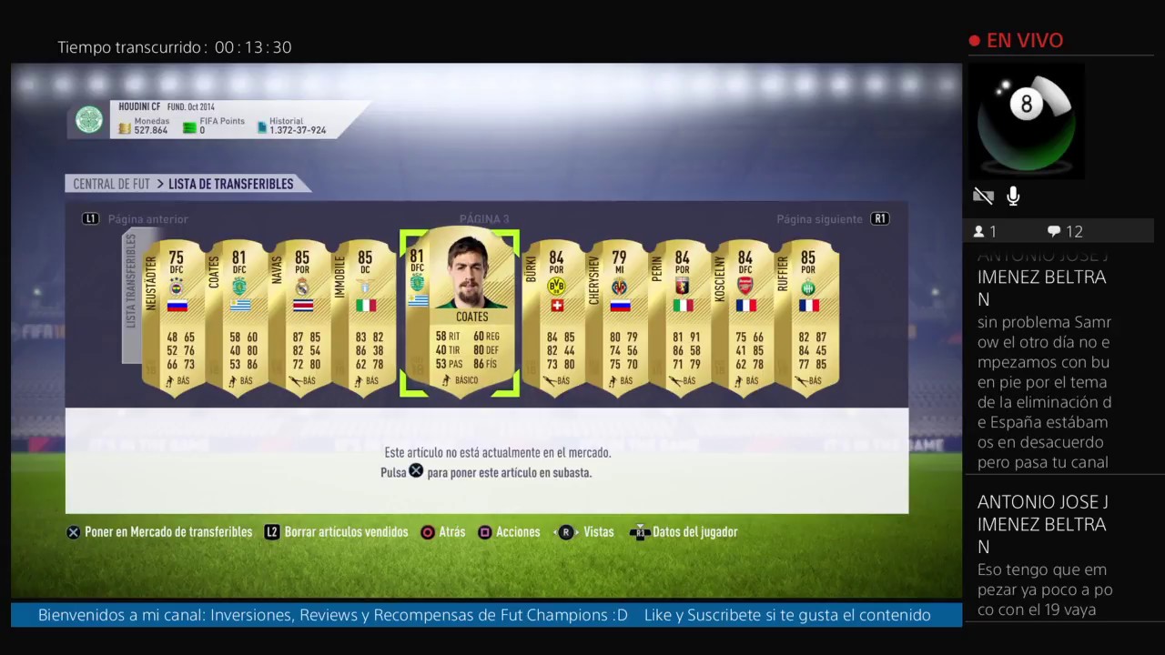 Análisis del Mercado + Filtros de Sniping  :D  FIFA 18 Ultimate Team