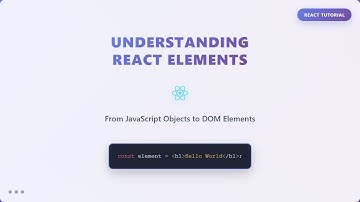 React Elements Explained: From JavaScript Objects to DOM Elements ✨