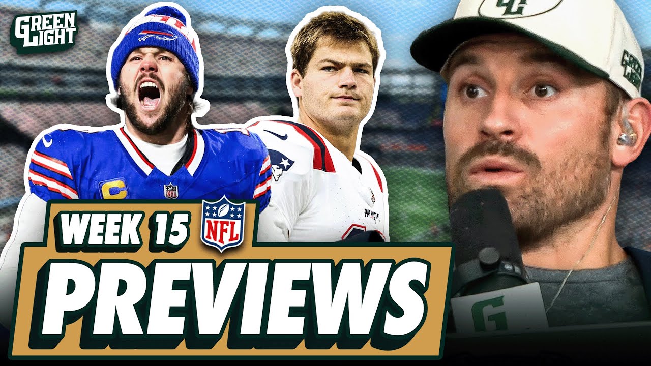 Josh Allen vs Drake Maye, Lions-Rams & Philip Rivers' Comeback | NFL WK15 Previews