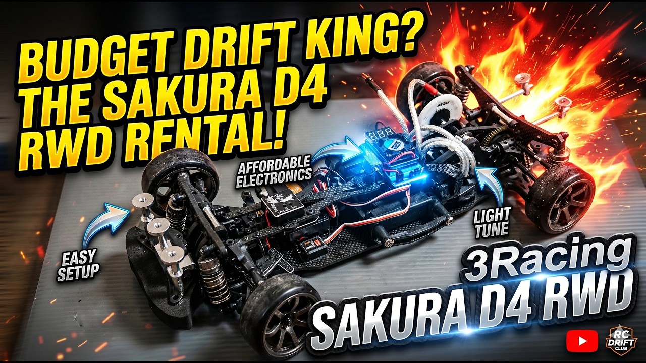 RC DRIFT：3Racing SAKURA D4 RWD Overview - YouTube