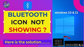 Missing Bluetooth Icon?  Here&#39;s How to Add it Back || Blutooth icon not showing how to solve it .