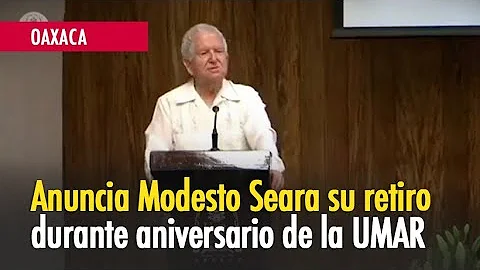 Anuncia Modesto Seara su retiro durante aniversari...