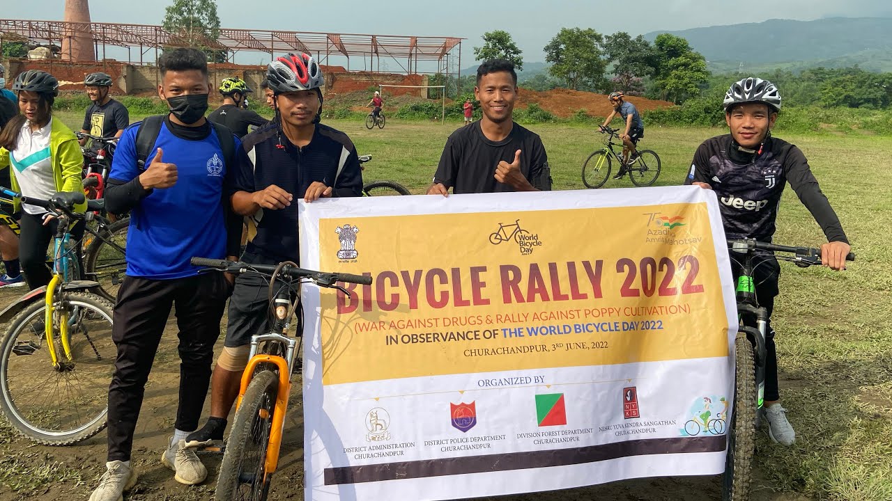 World bicycle Day 3rd June || Churachandpur District || Public ground to Saihenjang 2022