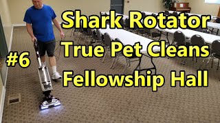 Shark Rotator True Pet Cleans Fellowship Hall