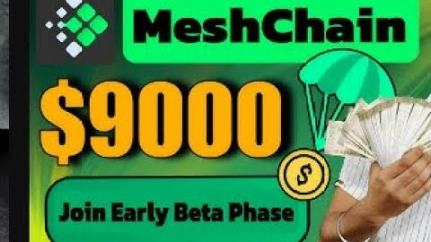 MeshChain Airdrop - Join Beta Phase Earn Extra Rewards - Ai DePin Project new node airdrop