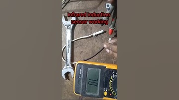 Infrared induction coil sensor working #youtubeshorts #electrial #electronic