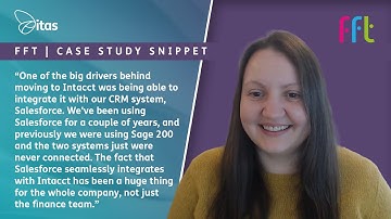 Sage Intacct Features FFT loves: Salesforce Integration | Sage Intacct Case Study UK