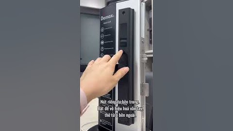 Khóa cửa nhôm Demax EL689 BN - App Wifi  #khoadientu#khoavantay #khoacongvantay #khoathongminh