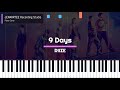 Riize 9 days piano cover   9 days  