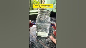Water Tornado with Battery 🌪️🤓 #shorts #trending #lifehacks