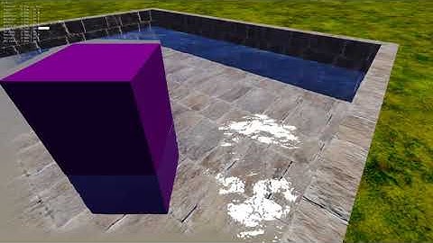 upBge 0.3.0 - Water simulation with animated normal map and realtime SSR