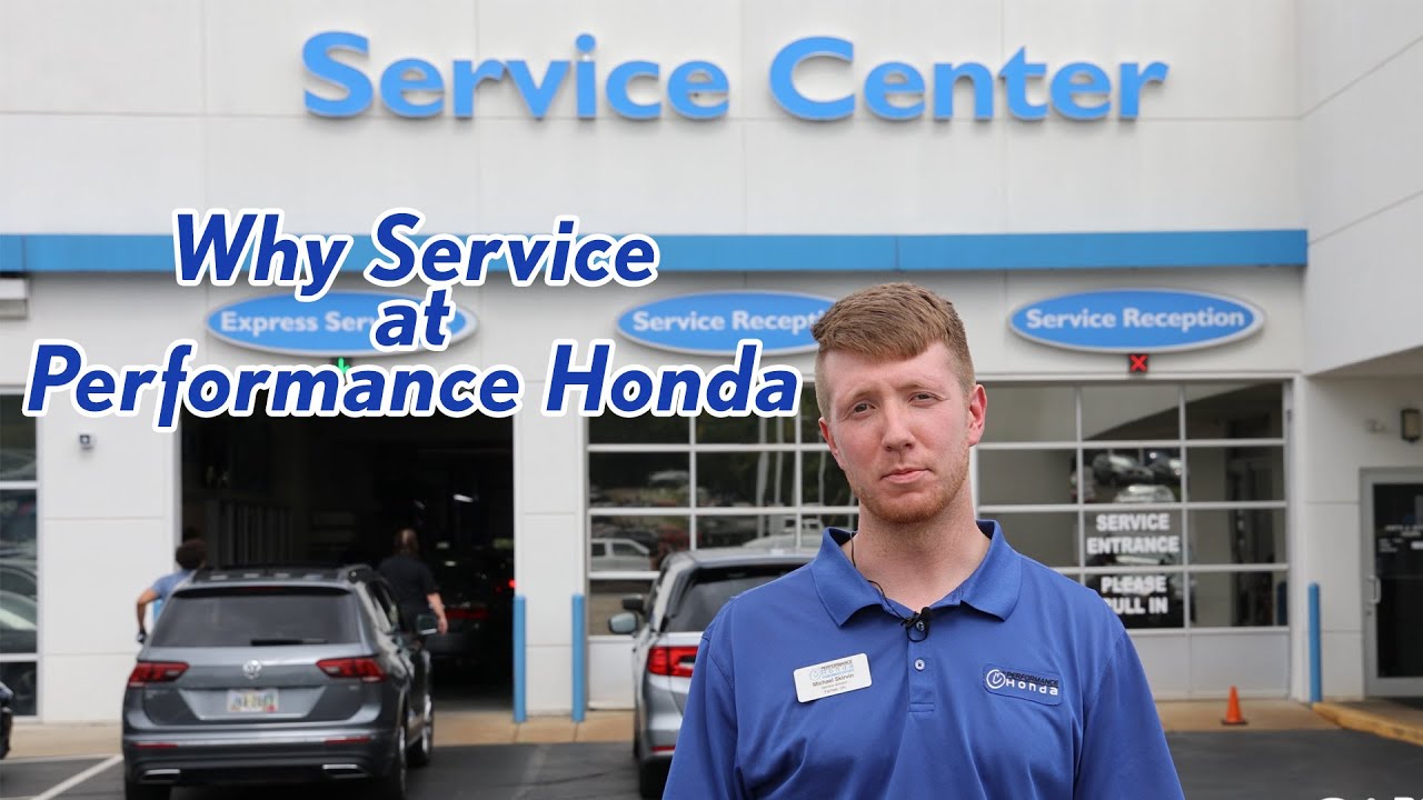 Why Service with Performance Honda - YouTube