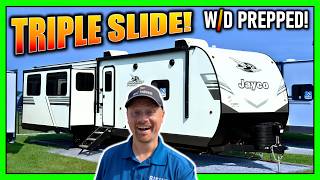 5th Wheel Space at a FRACTION of the cost! 2027 Jay Flight 334RTS Couple's Camping Travel Trailer