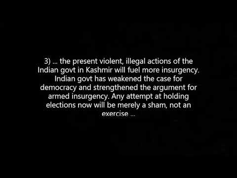 In democracy We might all be gagged and imprisoned, but the international community