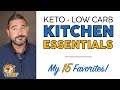 My keto kitchen essentials  15 low carb products  tools